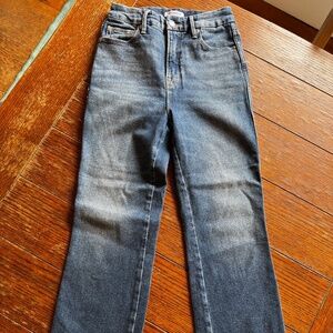GOOD AMERICAN GOOD CURVE STRAIGHT JEANS SIZE 2/26